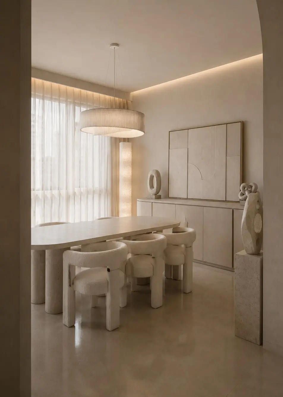 Dining room entry view